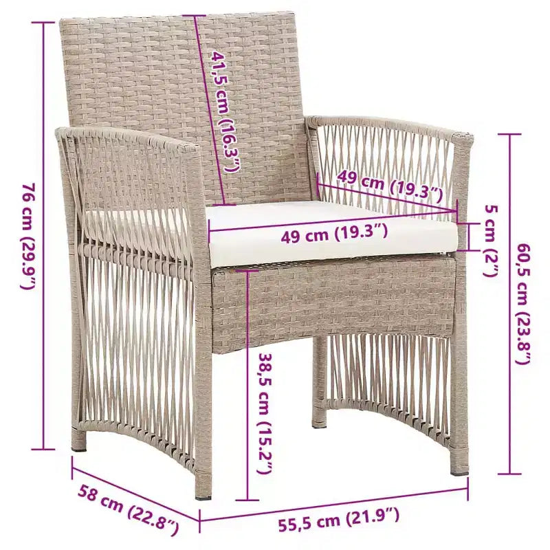 vidaXL Chaise de jardin, Chaises