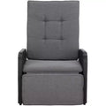 Millman Recliner Chair Indoor/Outdoor - PAT6906 - Black/Grey - Safavieh