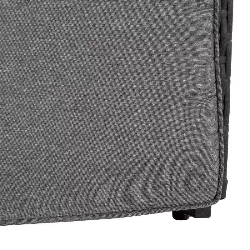 Fauteuil inclinable Millman Intérieur/Extérieur - PAT6906 - Noir/Gris - Safavieh