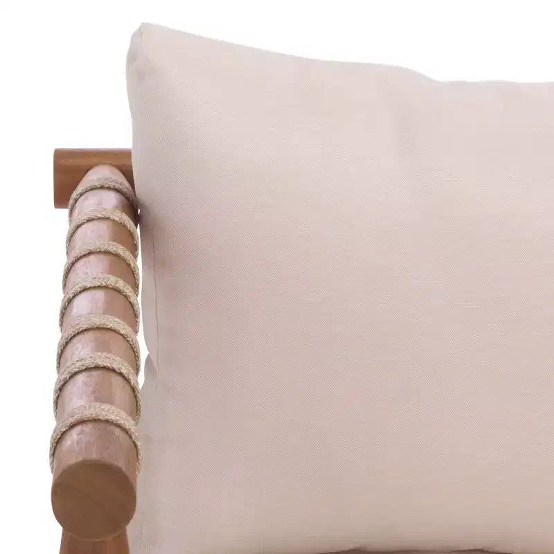 Chaise Sabrina d'intérieur/extérieur (lot de 2) - PAT6809 - Teck brun/crème - Safavieh