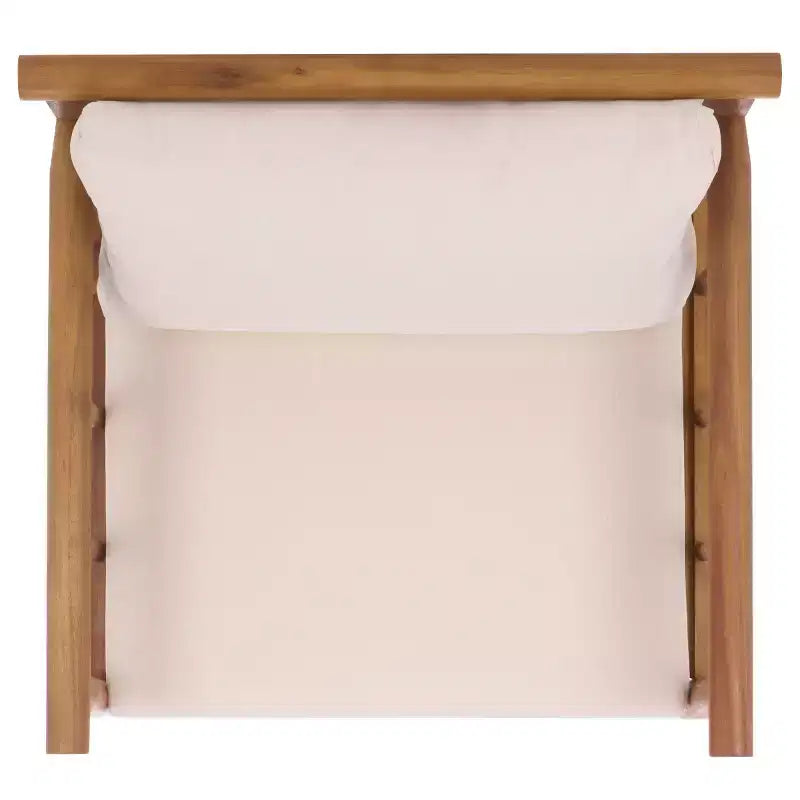Chaise Cardori d'intérieur/extérieur (Lot de 2) - PAT6807 - Marron Teck/Crème - Safavieh