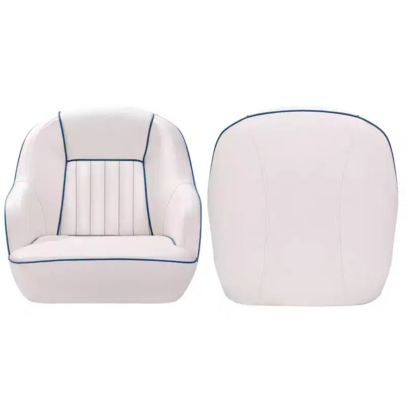 Fauteuil de capitaine de ponton – Siège baquet ergonomique avec rembourrage en mousse à compression et cadre en plastique moulé durable