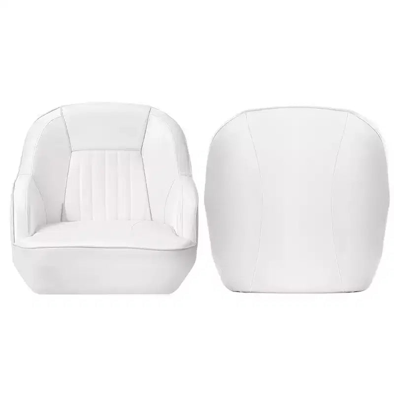 Fauteuil de capitaine de ponton – Siège baquet ergonomique avec rembourrage en mousse à compression et cadre en plastique moulé durable