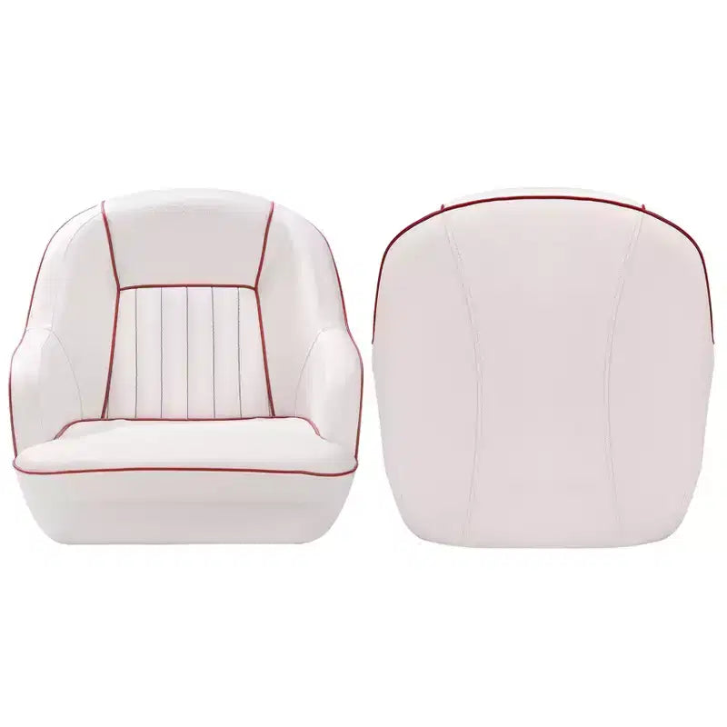 Fauteuil de capitaine de ponton – Siège baquet ergonomique avec rembourrage en mousse à compression et cadre en plastique moulé durable