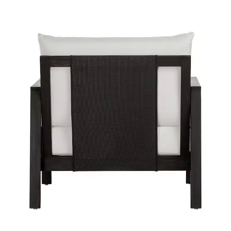Christopher Knight Home Bernice — Lot de 2 fauteuils de jardin modernes en bois d'acacia avec coussins épais