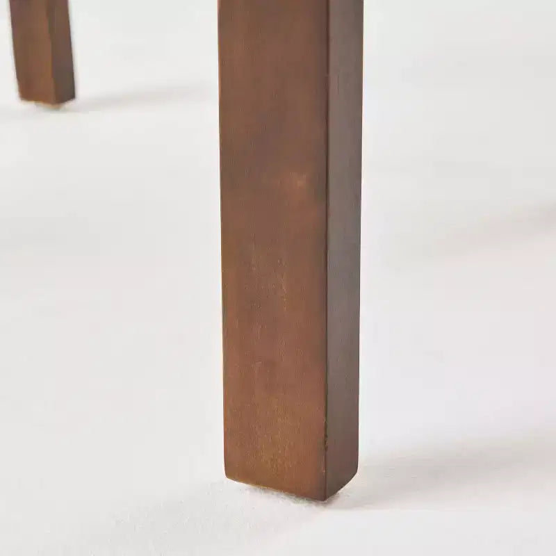 MAYEERTY Lot de 2 chaises de salle à manger d'extérieur en bois d'acacia, sièges de patio à lattes rustiques pour la détente estivale