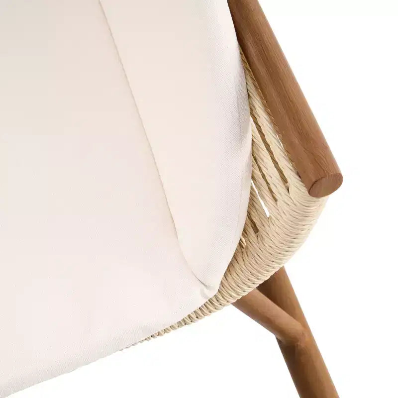 Christopher Knight Home Katerina Chaises à bascule d'extérieur en rotin tressé de style rustique avec coussins (lot de 2)