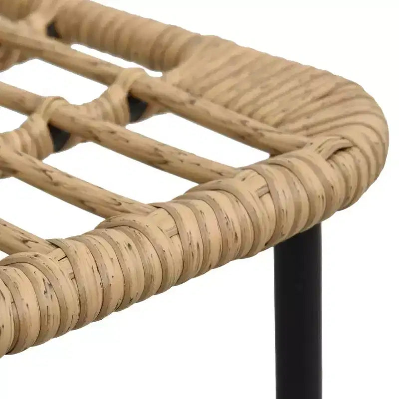 vidaXL Chaises de patio 2 pcs Chaises de salle à manger modernes pour balcon extérieur en polyrotin