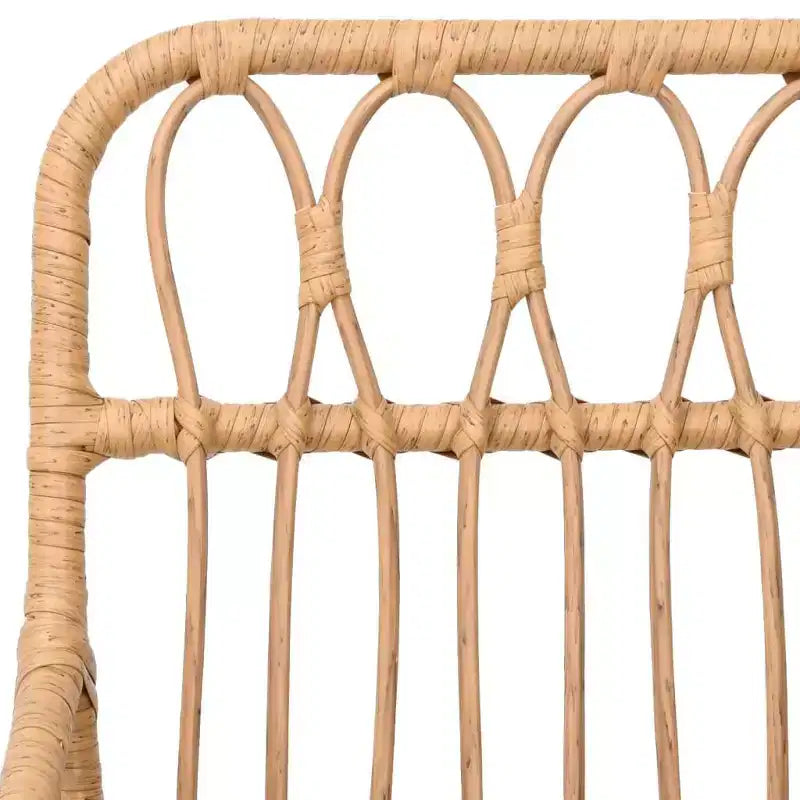 vidaXL Chaises de jardin avec accoudoirs en résine tressée, 2 pcs