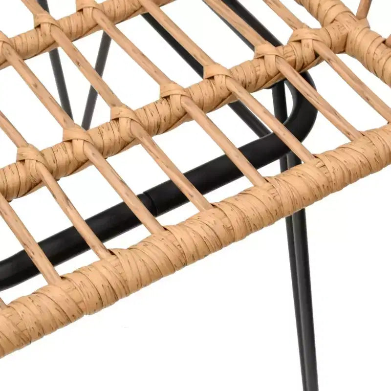 vidaXL Chaises de jardin avec accoudoirs en résine tressée, 2 pcs