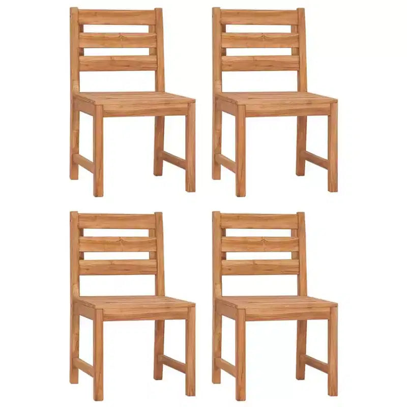 vidaXL 4/6/8x Solid Wood Pine Patio Chairs Garden Outdoor Seating Furniture