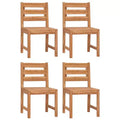 vidaXL 4/6/8x Solid Wood Pine Patio Chairs Garden Outdoor Seating Furniture