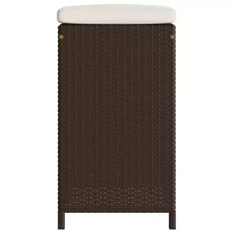 vidaXL Tabourets de bar de jardin en résine tressée 6 pcs Standard