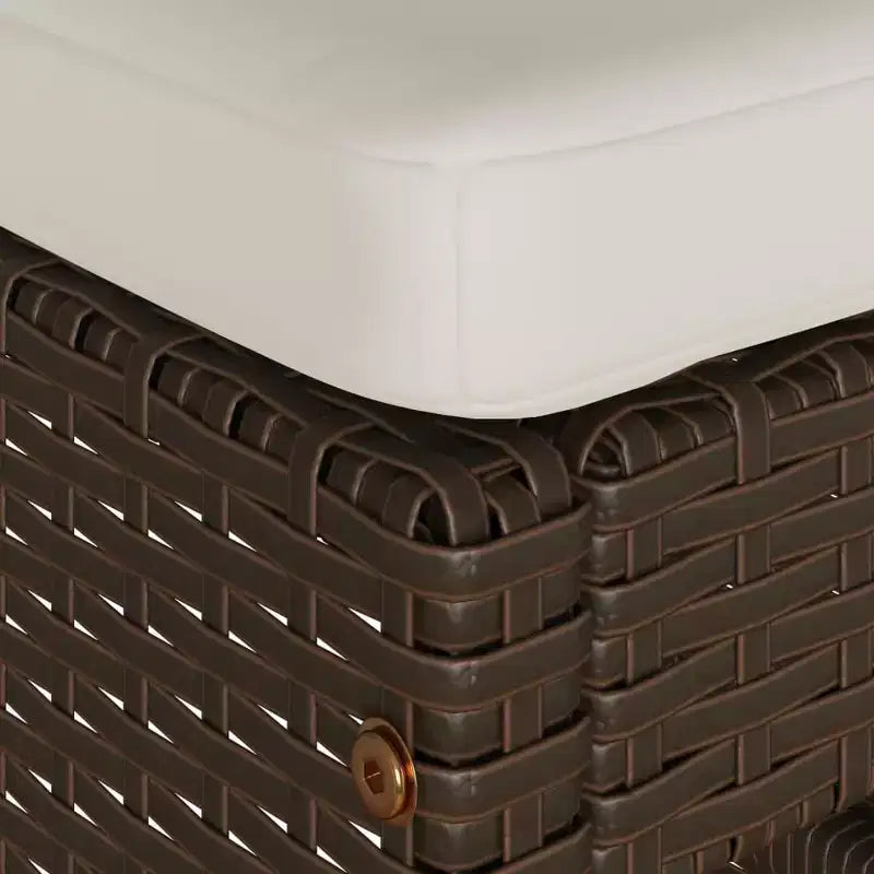 vidaXL Tabourets de bar de jardin en résine tressée 6 pcs Standard