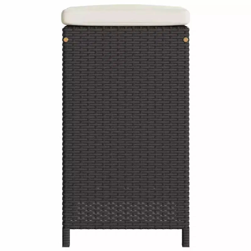 vidaXL Tabourets de bar de jardin en résine tressée 6 pcs Standard