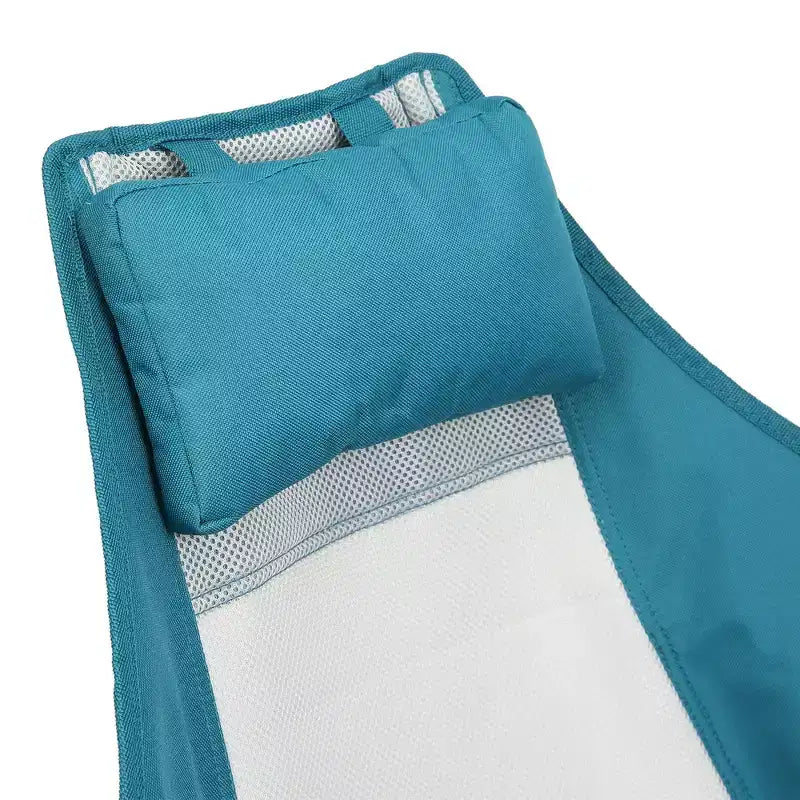 Chaise de camping suspendue et fauteuil à bascule Whisen avec porte-gobelet oreiller, transat avec sac de transport
