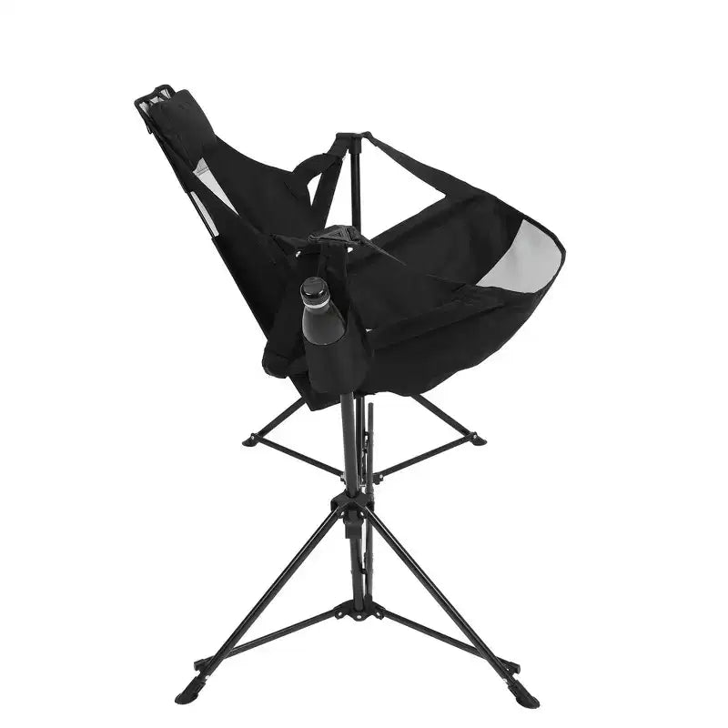 Chaise de camping suspendue et fauteuil à bascule Whisen avec porte-gobelet oreiller, transat avec sac de transport