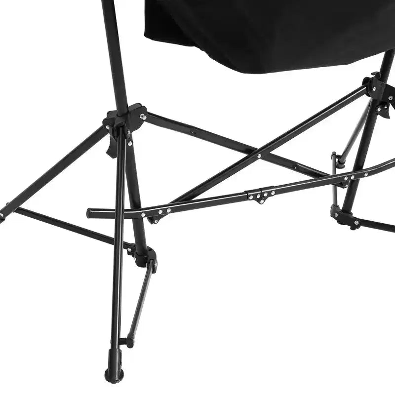 Chaise de camping suspendue et fauteuil à bascule Whisen avec porte-gobelet oreiller, transat avec sac de transport
