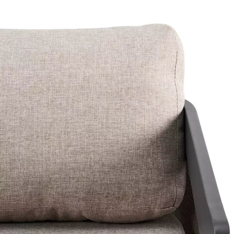 Chaises club rembourrées Christopher Knight Home Kamal modernes en aluminium et oléfine avec coussin pour patio