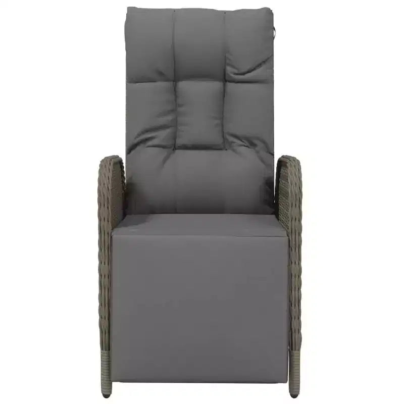 vidaXL Fauteuils Inclinables d'Extérieur avec Coussins