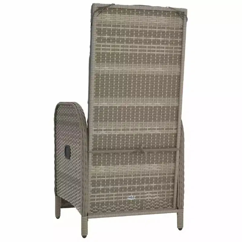 vidaXL Fauteuils Inclinables d'Extérieur avec Coussins