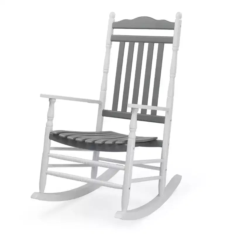 Karl Home | Classic Solid Wood Patio Rocking Chair
