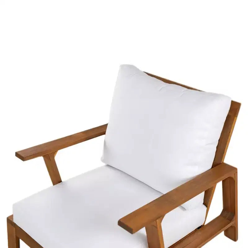 Chaise d'appoint de patio 27,6 Chaise en bois Chaise longue d'extérieur pour patios, jardins