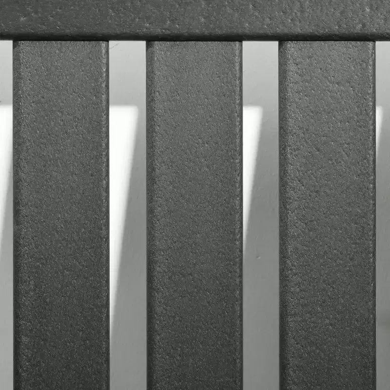 Chaises de patio toutes saisons en 2 pièces, ensemble de chaises de salle à manger de patio en PEHD, meubles d'extérieur robustes imitation bois