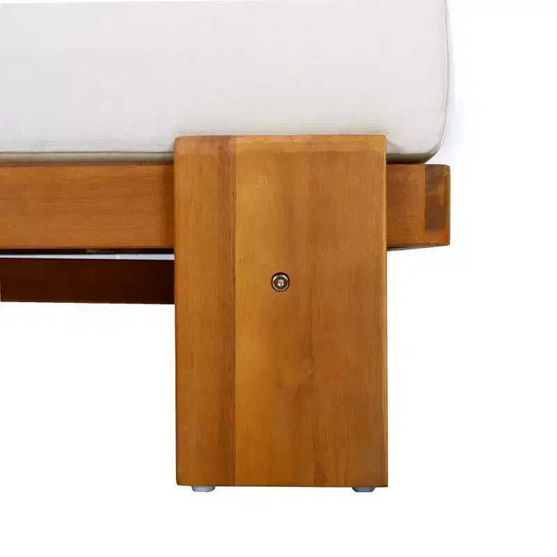 Christopher Knight Home Kavya Chaises de terrasse rembourrées modernes en acacia (lot de 2)