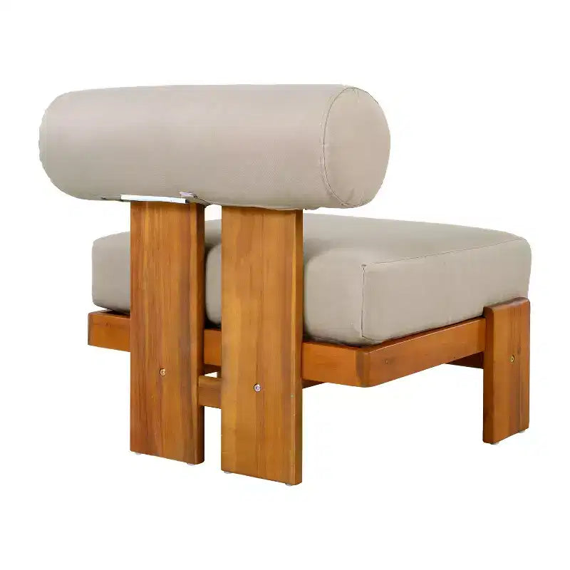Christopher Knight Home Kavya Chaises de terrasse rembourrées modernes en acacia (lot de 2)