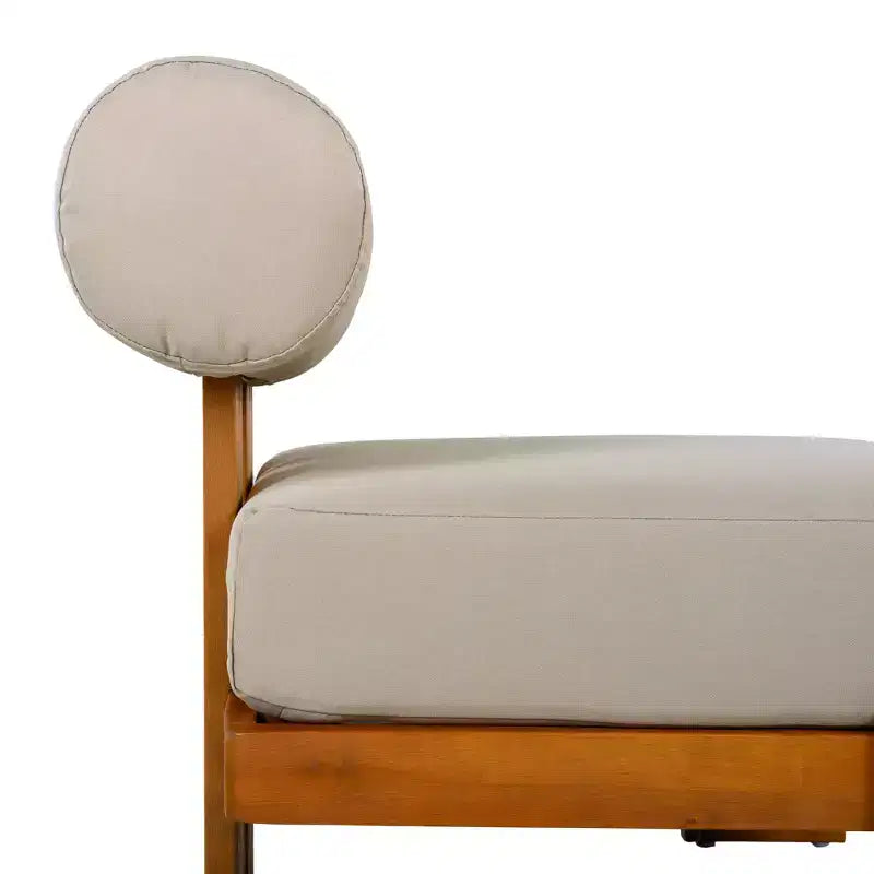 Christopher Knight Home Kavya Chaises de terrasse rembourrées modernes en acacia (lot de 2)