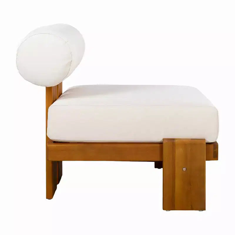 Christopher Knight Home Kavya Chaises de terrasse rembourrées modernes en acacia (lot de 2)