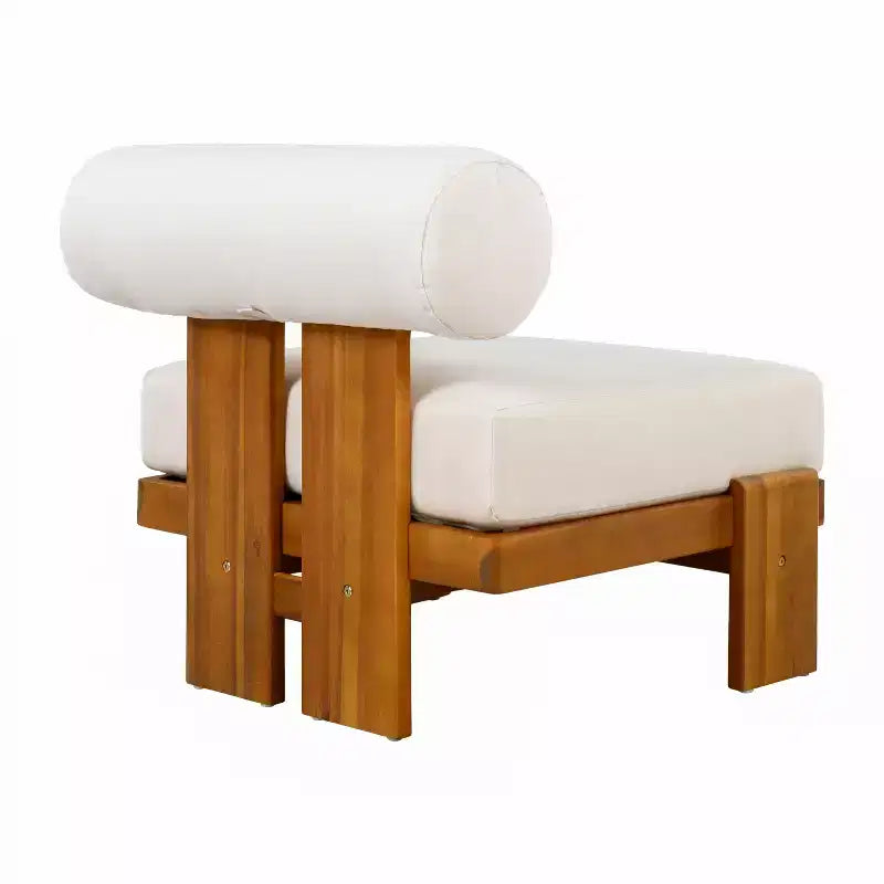 Christopher Knight Home Kavya Chaises de terrasse rembourrées modernes en acacia (lot de 2)