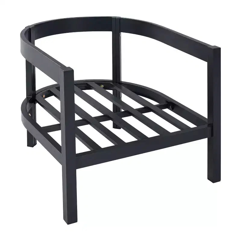 Christopher Knight Home Daniela Chaises d'appoint de patio modernes en aluminium avec coussin et dossier incurvé (Lot de 2)