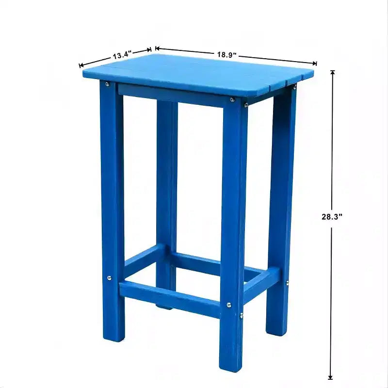 Chaise de salle à manger et de bar d'extérieur en PEHD, résistante aux intempéries, imperméable, résistante à la corrosion, faible entretien pour les pelouses ou les bords de piscine