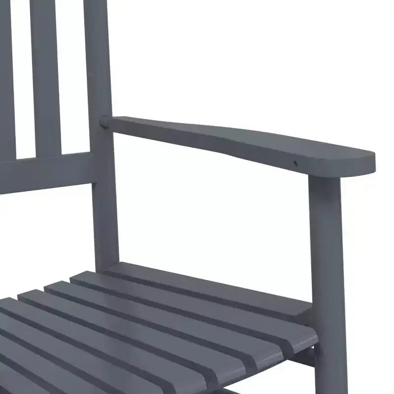 vidaXL Fauteuil à bascule Bois de peuplier massif Fauteuil à bascule standard