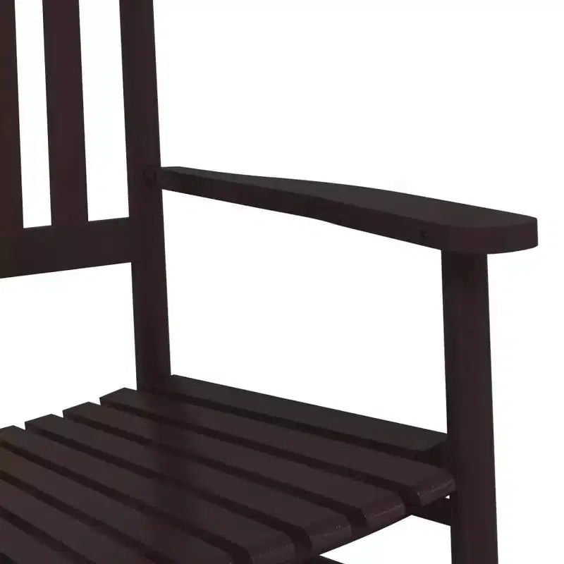 vidaXL Fauteuil à bascule Bois de peuplier massif Fauteuil à bascule standard
