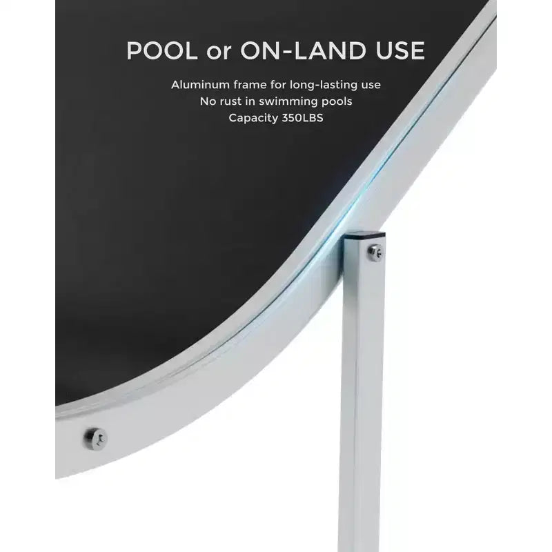 Ensemble de 2 chaises longues ergonomiques en forme de S pour patio - Chaises longues d'extérieur réglables, cadre en aluminium, idéales pour la piscine, la plage, la terrasse, le jardin