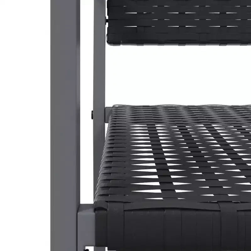 vidaXL Lot de 6 chaises de jardin en rotin PE, acier poudré Moyen