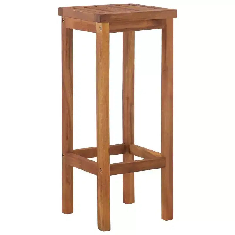 vidaXL Lot de 8 tabourets de bar couleur bois naturel bois d'acacia massif Standard