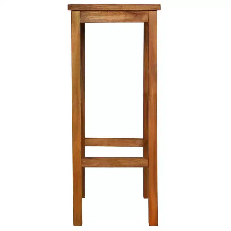 vidaXL Lot de 8 tabourets de bar couleur bois naturel bois d'acacia massif Standard