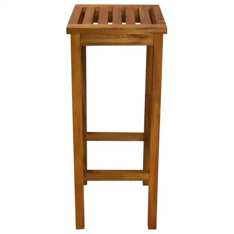 vidaXL Lot de 8 tabourets de bar couleur bois naturel bois d'acacia massif Standard