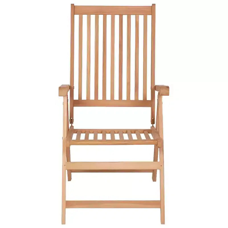 vidaXL Chaises de jardin 6 pcs Teck Bois de teck massif Pliantes