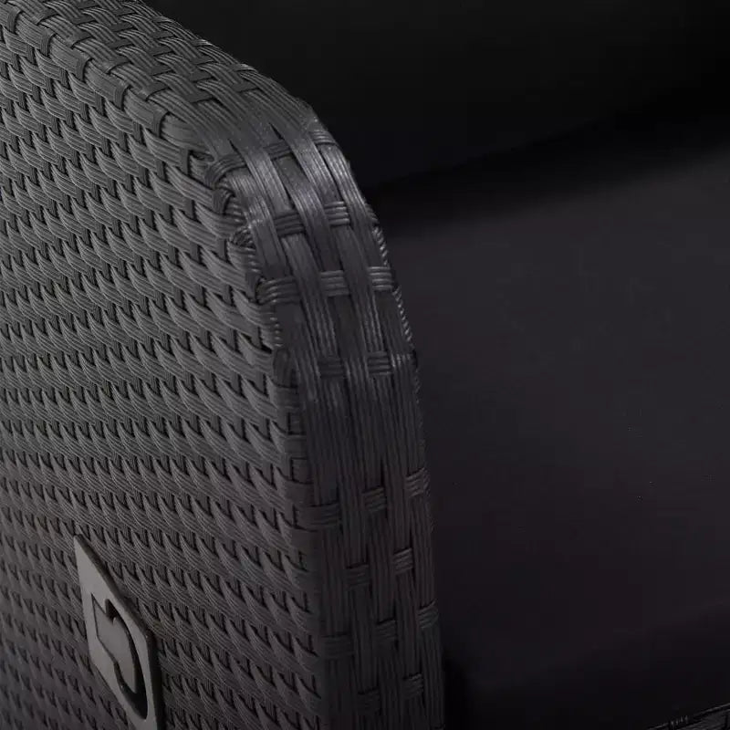 vidaXL Fauteuil rotin PE, acier poudré, polyester Taille unique