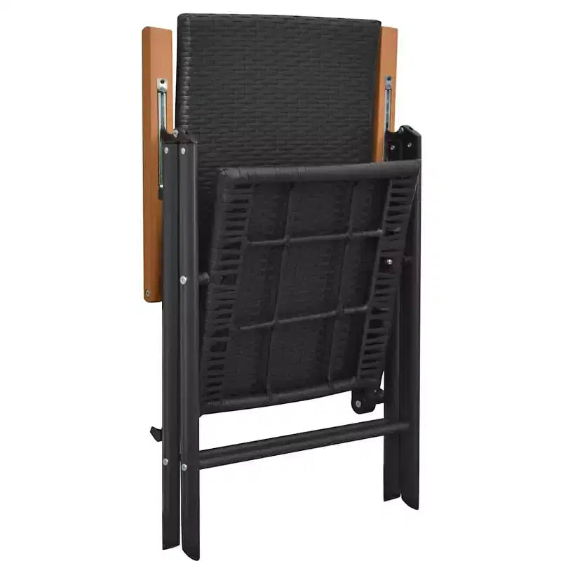 vidaXL Chaises de jardin 2 pcs en résine tressée et aluminium Standard