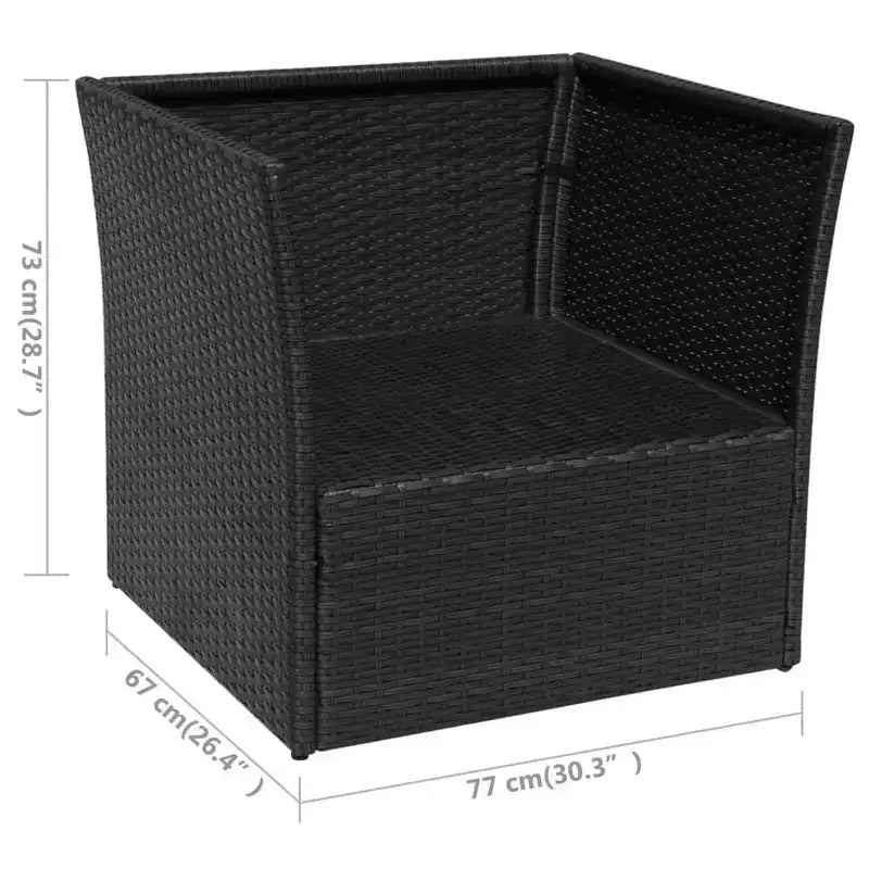 vidaXL Ensembles de mobilier d'extérieur Acier poudré Grand Durable