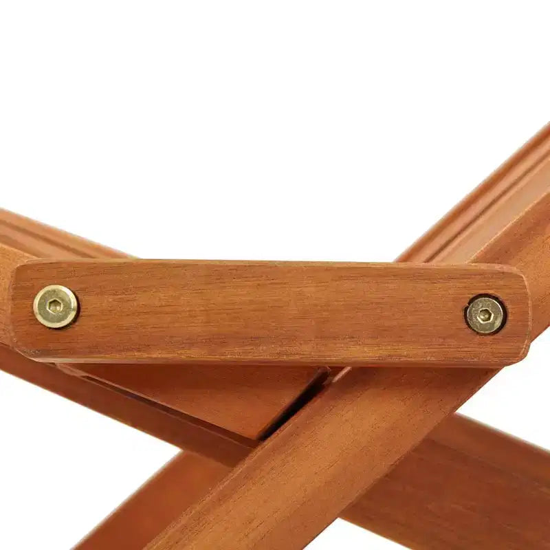 vidaXL Chaise d'extérieur marron en bois d'acacia massif pliable Standard