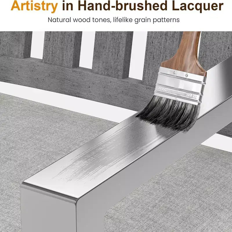 Lot de 4 chaises de salle à manger d'extérieur en aluminium toutes saisons 23 po avec coussins épais