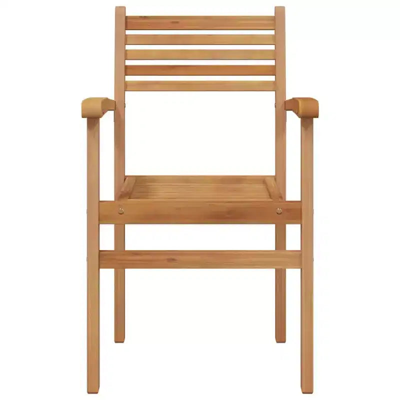vidaXL Chaise 8 pcs 56 x 55 x 90,5 cm en bois de teck massif