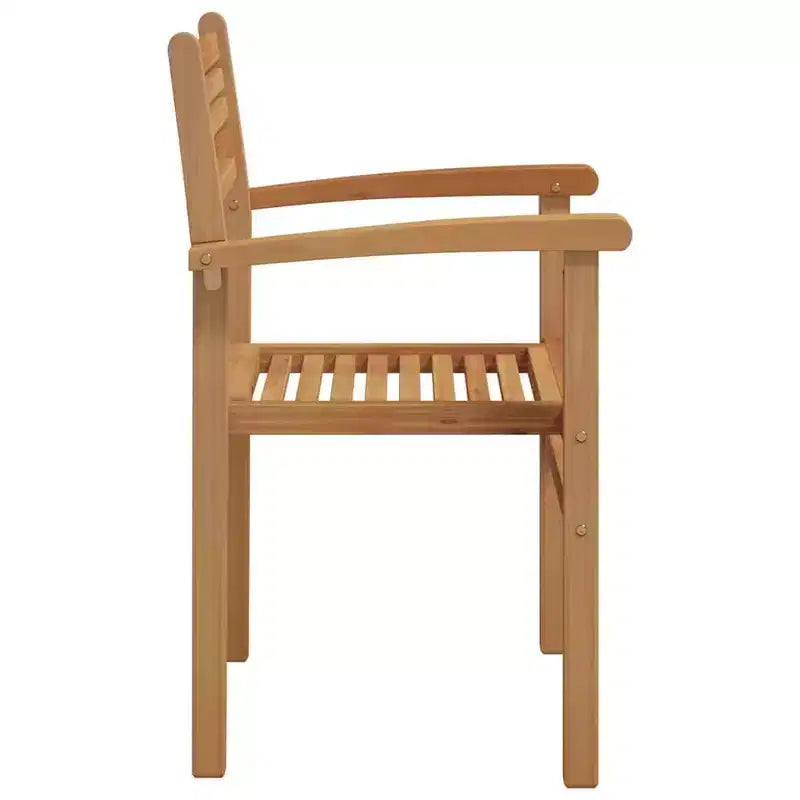 vidaXL Chaise 8 pcs 56 x 55 x 90,5 cm en bois de teck massif